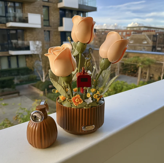 Różany Blask – Magiczny Bukiet z Efektem Rozkwitu