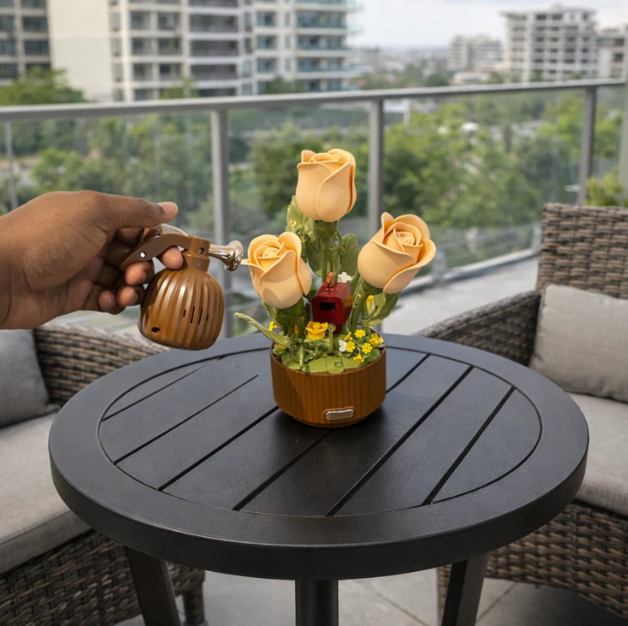 Różany Blask – Magiczny Bukiet z Efektem Rozkwitu