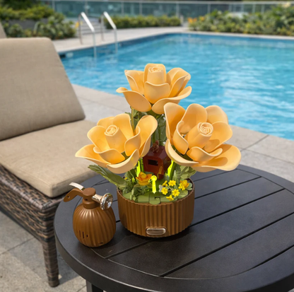 Różany Blask – Magiczny Bukiet z Efektem Rozkwitu